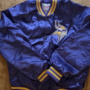 Vintage Lightweight Vikings Bomber Jacket
